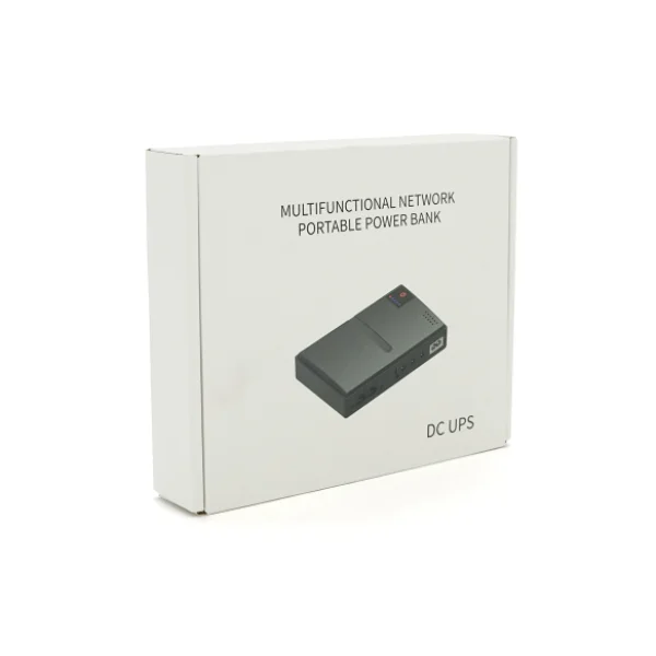 ИБП UPS-18W DC1018P YT45103 для роутеров/коммутаторов/PON/POE-430, 5//9/12V, 1A, 10000MAh(съемные 4*2500MAh), Black, BOX