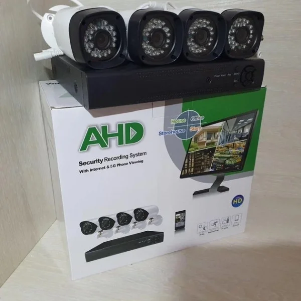 Набор 4 камеры 4 Мп FULL AHD CCTV для видеонаблюдения