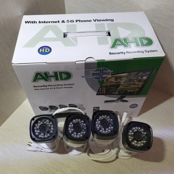 Набор 4 камеры 4 Мп FULL AHD CCTV для видеонаблюдения