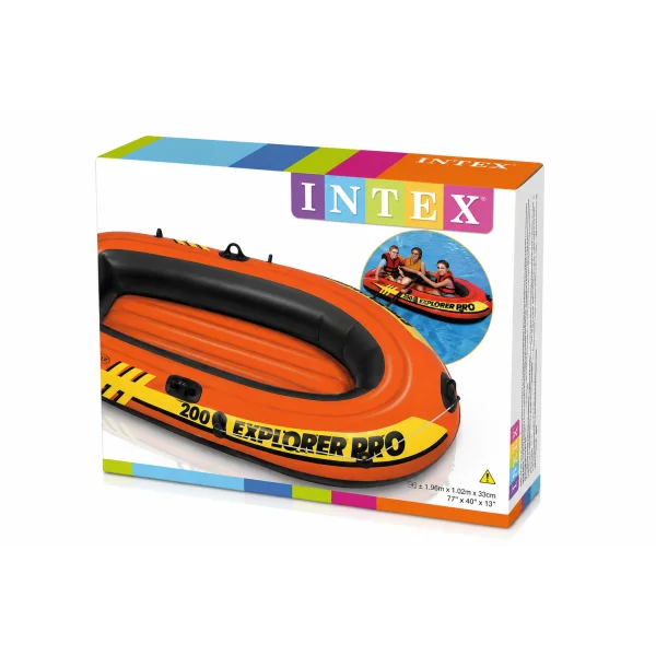 Надувная лодка Intex Explorer Pro 200 58356, 196×102×33 см