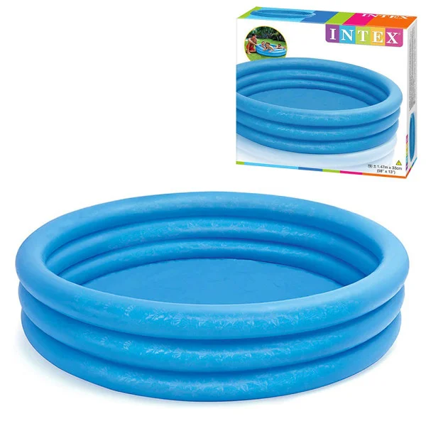 Детский надувной бассейн Intex 58426 Crystal Blue 147 x 33 см, 330 л
