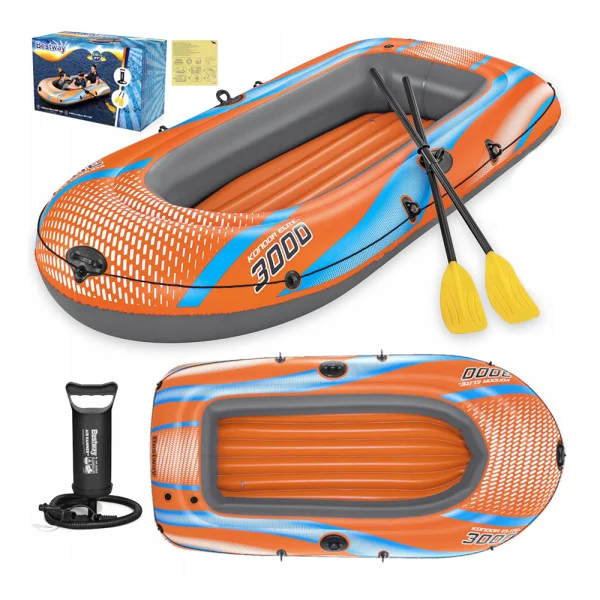 Надувная лодка Bestway Kondor Elite 3000 61145 246×122 см