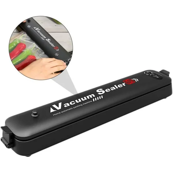 Вакуумный упаковщик Vacuum Sealer с 10 пакетами в комплекте