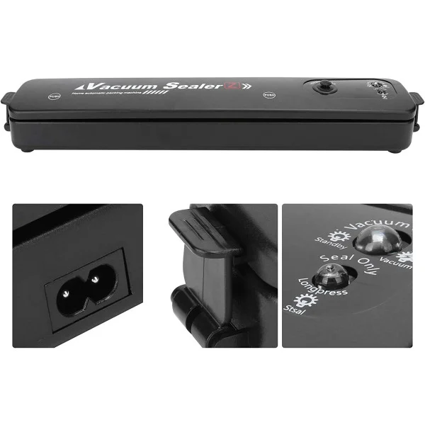 Вакуумный упаковщик Vacuum Sealer с 10 пакетами в комплекте