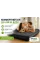 Надувной велюровый матрас Bestway 6713M 191×137×25 см