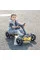 Складной электромобиль на аккумуляторе 6V 4.5Ah Go-Kart Желтый