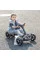 Складаний електромобіль на акумуляторі 6V 4.5Ah Go-Kart Чорний