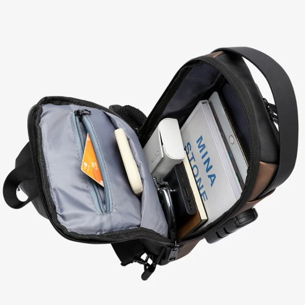 Сумка с кодовым замком и USB портом XIO Fashion разсмеры 31*17*7см