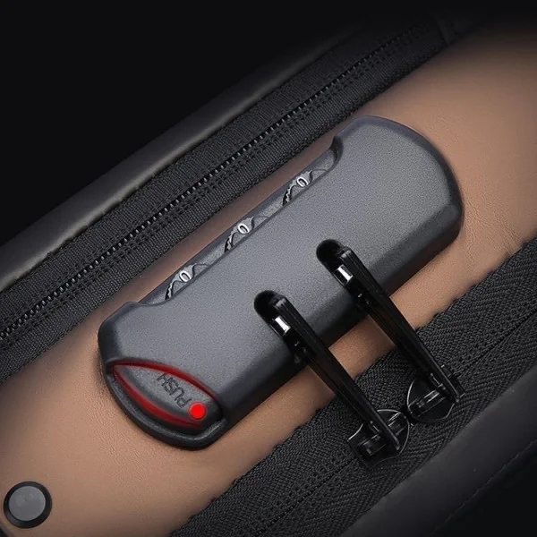 Сумка с кодовым замком и USB портом XIO Fashion разсмеры 31*17*7см