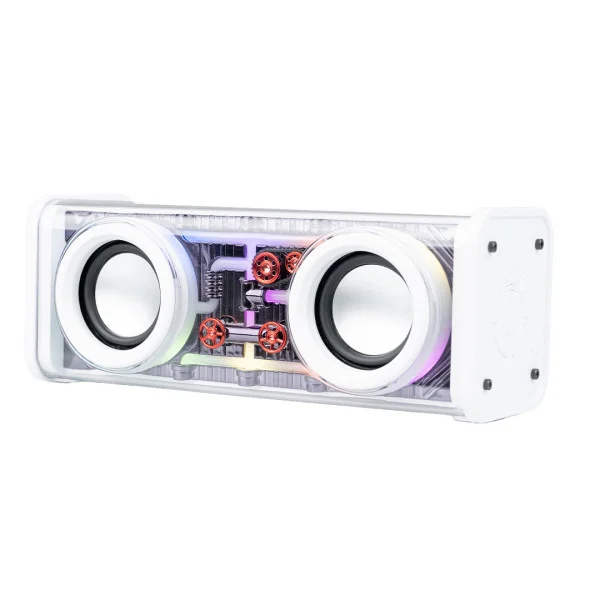 Портативна Bluetooth-колонка V8, 10 Вт, TWS (біла)
