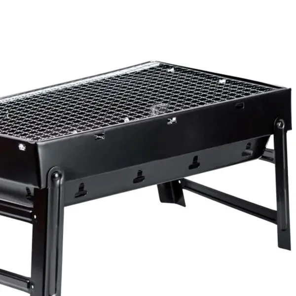 Мангал переносной складной с решеткой 43×30×23.5 см HP450M