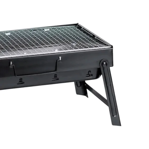 Мангал переносной складной с решеткой 43×30×23.5 см HP450M