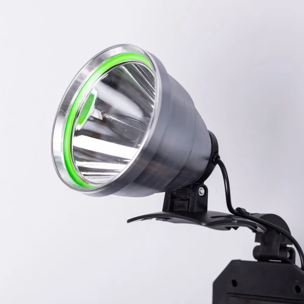 Налобний ліхтар акумуляторний зі швидкою зарядкою 16х10х13 см LED зарядка від сонячної панелі HP-JG-5