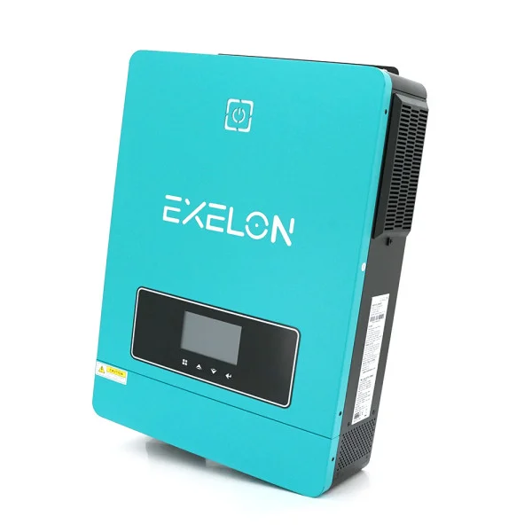 Гибридный инвертор Exelon EMAX PRO-10.2 KVA, 10200VA/8000W, 48V, ток заряда 0-160A, MPPT (90-450VDC, 2/18A), 530x390x170mm, 16.2kg