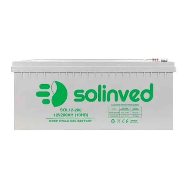 Аккумуляторная батарея SOLINVED 200-12 GEL 12V 200 Ah (522 x 240 x 224), 60.3 kg Grey Q1/48