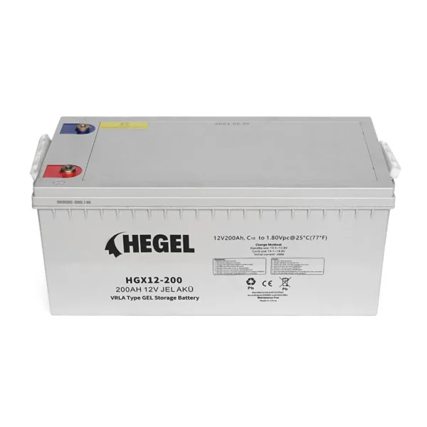 Аккумуляторная батарея HEGEL GEL 200-12 12V 200Ah ( 522 x 238 x 223mm), 57kg