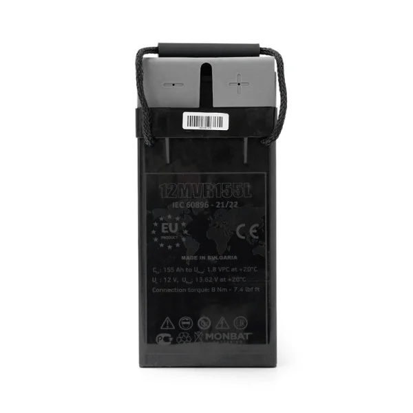 Аккумуляторная батарея MONBAT FRONT TERMINAL 12MVR155L AGM 12V/155 Ah, 555x125x276 мм, 50,8 кг
