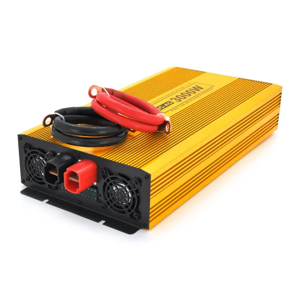 Инвертор напряжения Mexxsun MXSPSW-3000, 12V/220V, 3000W с правильной синусоидой, 2 Shuko, клемные провода, Q2