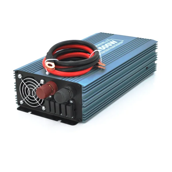 Инвертор напряжения Mexxsun MXS-1500, 12V/220V, 1500W с модифицированной синусоидой, 2 Shuko, клемные провода, Q6