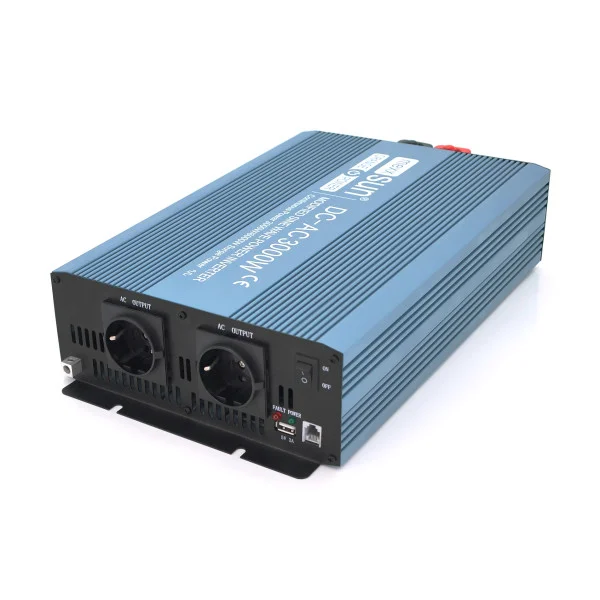 Інвертор напруги Mexxsun MXS-3000 24В/220В 3000Вт з правильною синусоїдою