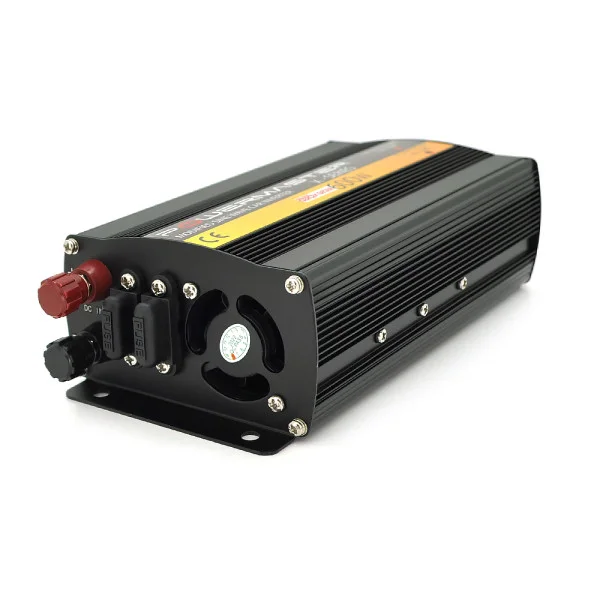 Инвертор напряжения POWERMASTER, 24V/220V, 600W с модифицированной синусоидой, 1 универсальная розетка, клеммы