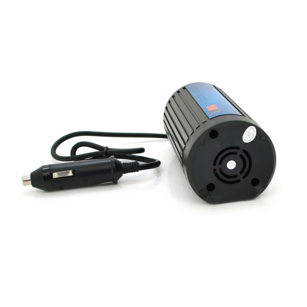 Инвертор напряжения POWERMASTER, 12V/220V, 150W с модифицированной синусоидой, 1 универсальные розетки, клеммы