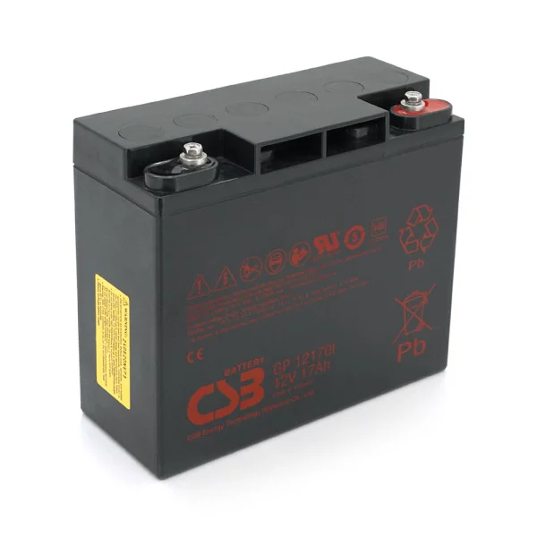 Аккумуляторная батарея CSB GP12170I, 12V 17Ah (181х77х167мм), М5, 5.5 kg Q4/96