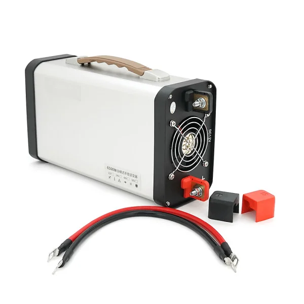 Инвертор напряжения AEV6500W,3000W, 12/220V с аппроксимированной синусоидой, 2 универсальные розетки, 2*USB (DC:5V/2.4A), клемные провода, BOX