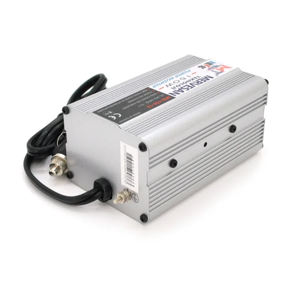 Инвертор напряжения Mervesan MSI-15012 (150W), 12/220V, approximated, 1Shuko, USB, клемы + зажимы, Box, Q24