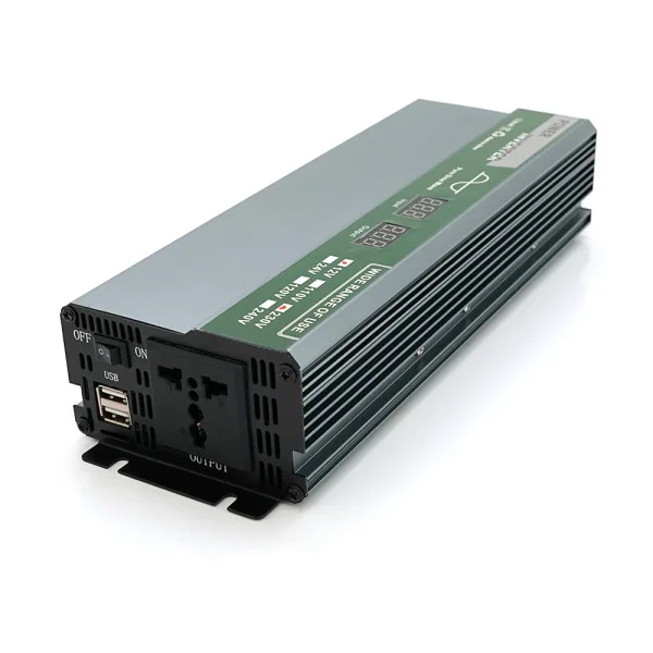 Інвертор напруги Demuda DMDPSW-800W 12В/220В з правильною синусоїдою