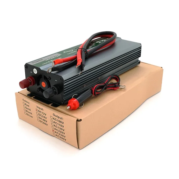 Інвертор напруги Demuda DMDPSW-800W 12В/220В з правильною синусоїдою