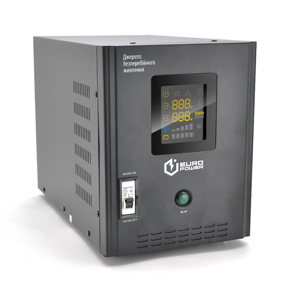 ИБП с правильной синусоидой Europower PSW-EP7000TW48 (4900 Вт) 20/30А,  напольный, под внешнюю АКБ 48В, Q1