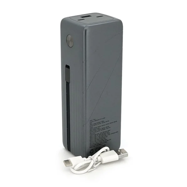 Powerbank Fulltech FP34 30000mAh, Fast charge PD140W, Li-pol, LCD Display, Вхід:Type-C, Виходи: 2xUSB Type-C, 1xUSB Type-A, USB Type-C Cable, Box