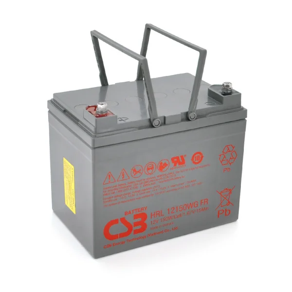 Акумуляторна батарея CSB HRL12150W FR 12В 38Аг (термін служби 10 років)