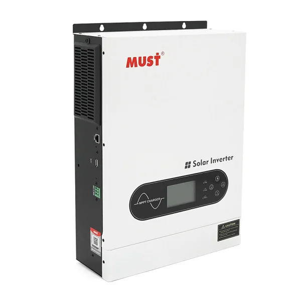 Гибридный инвертор MUST PV18-6048ECO. 6000W, 48V, ток заряда 100A, 170-280V, MPPT (100А, 60-360 Vdc), 318×454×122.5 мм. 9 кг.