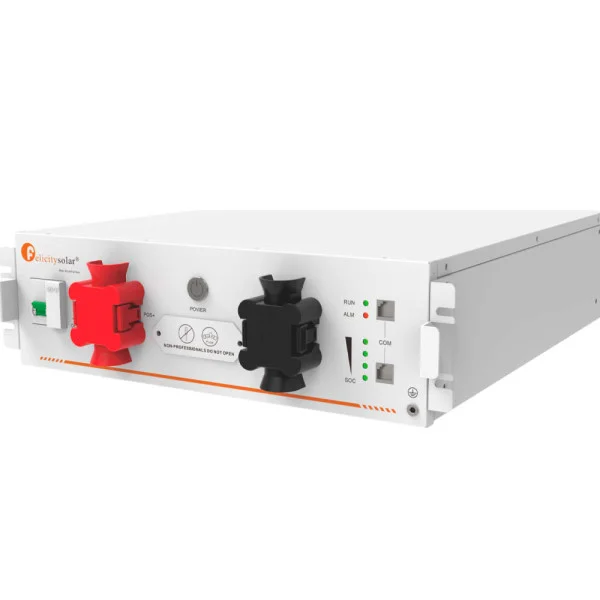 Акумулятор FelicityESS LiFePO4 FLA48100UG1 51.2V 5.12kWh. BMS 100А, до 32 parallel, CAN/RS485, IP21. 575x483x133 мм. 43 кг.