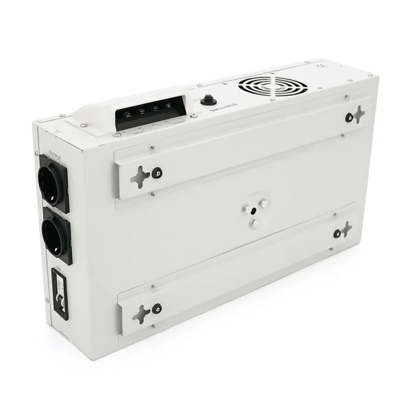 Стабилизатор напряжения релейный настенного монтажа Europower SLIM-10000SBR LED, 10KVA 9000W, 140-270Vac, SHUKO2, Q1 (515*270*205) 13.5 кг