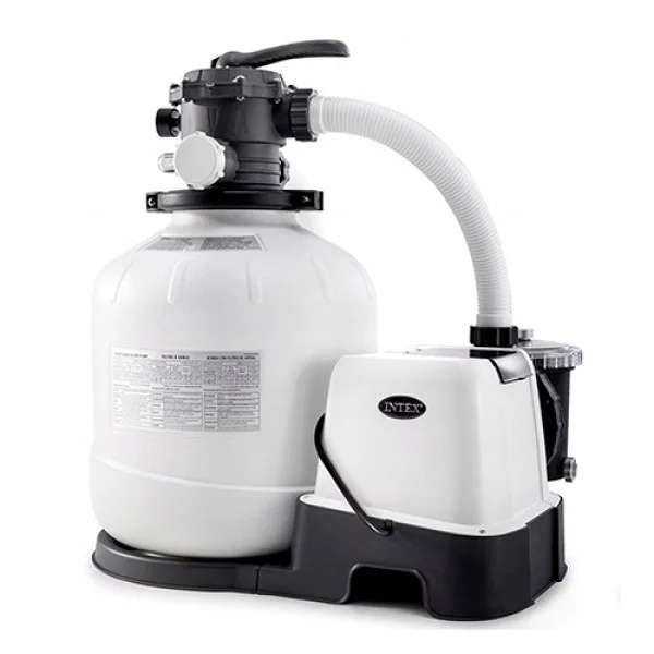  Песочный фильтр-насос 26680 с системой солёной воды 10000 л/ч, 650W, хлоргенератор 11 г/ч