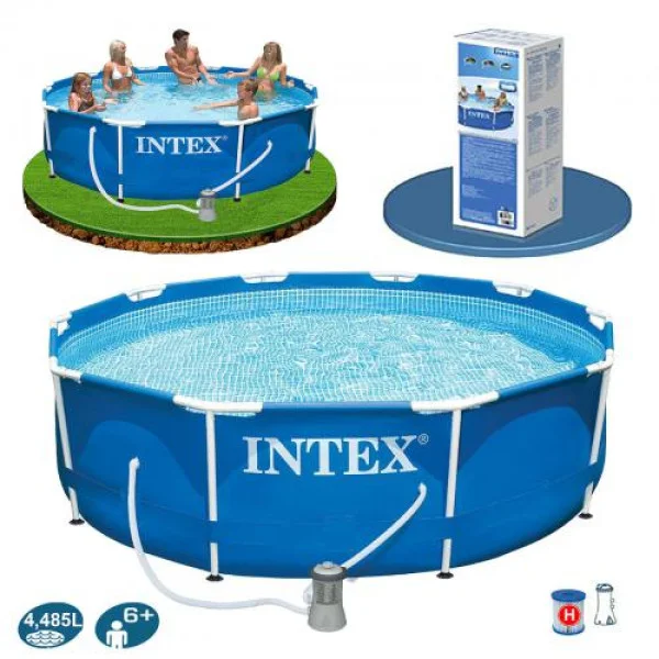 Каркасний басейн Intex 28202 305×76 см, 4485 л, з фільтр-насосом