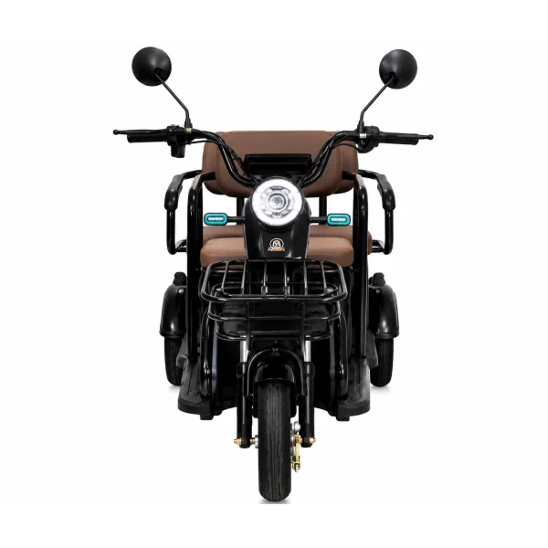 Электротрайк TRIVARO MAX 1000W с багажником и пассажирскими сиденьями