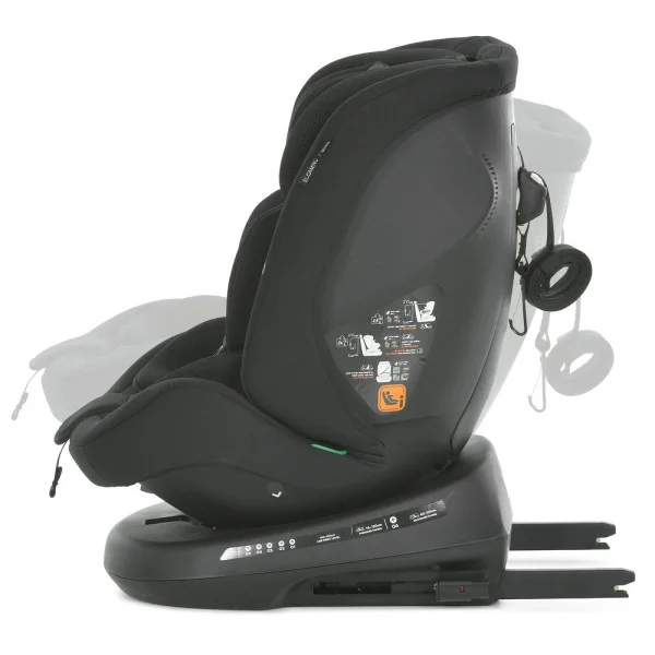 Автокресло El Camino i-RISE ME 1207 Black