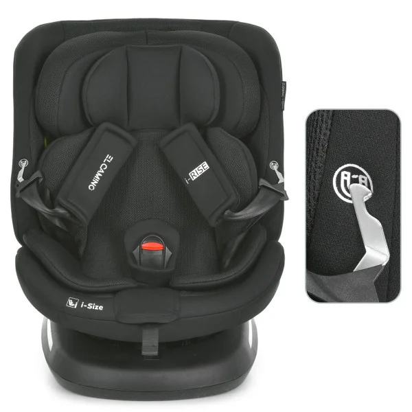 Автокрісло El Camino i-RISE ME 1207 Black