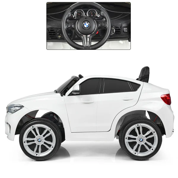 Детский электромобиль BMW X6M JJ2199EBLR-1 белый
