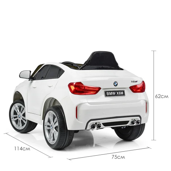 Детский электромобиль BMW X6M JJ2199EBLR-1 белый