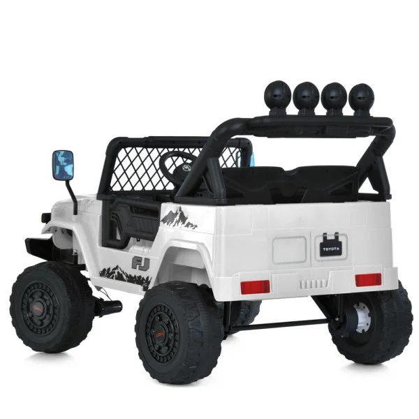 Детский электромобиль джип Bambi Racer 2566AEBLR-1 (24V) белый