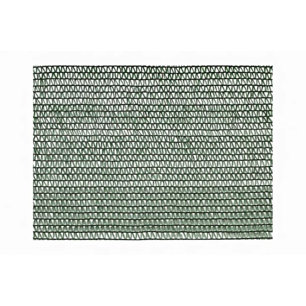 Сетка затеняющая 60% 2×10 м зеленая ЭКОТЕХ (пакет) для теплицы, огорода и навеса, УФ-стабилизированая