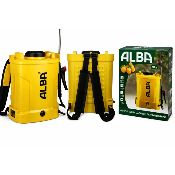 Акумуляторний ранцевий обприскувач ALBA Spray CF-EN-10 (10 л, 8Аг)
