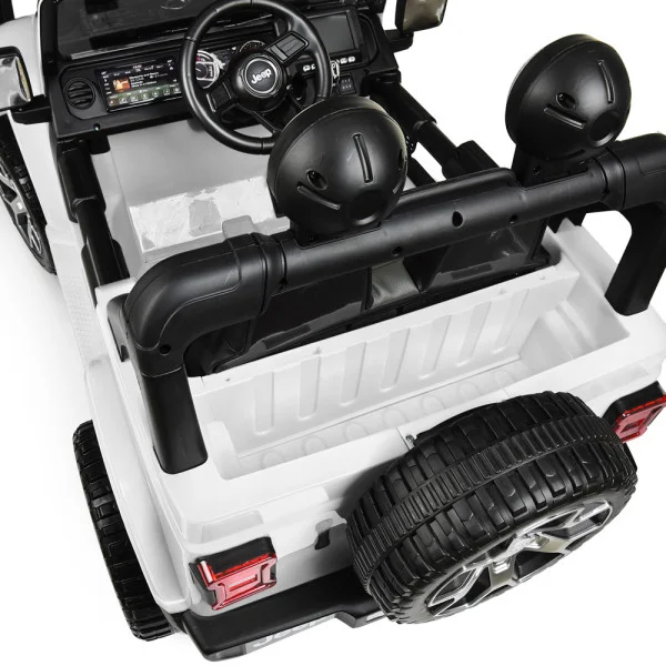 Детский электромобиль-джип Jeep Rubicon M 4176EBLR-1 4WD белый