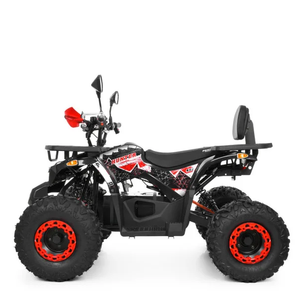 Квадроцикл детский электрический HB-EATV1450H-2-3(MP3) V2 1450W Bluetooth черно-красный