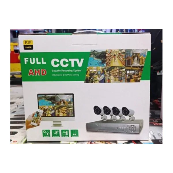 Набір 4 камери 4 Мп FULL AHD CCTV для відеоспостереження